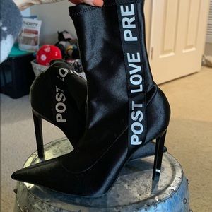 Pre Love Post Love sock heels